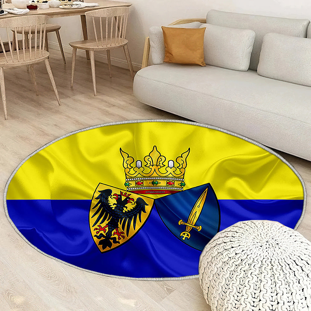 Drapeau de la ville d'Essengerman Rhénanie du Nord-Westphalie Tapis Sol - Tapis De Salon, Allemagne Symboles Tapis Art, Tapis pour la décoration de la maison