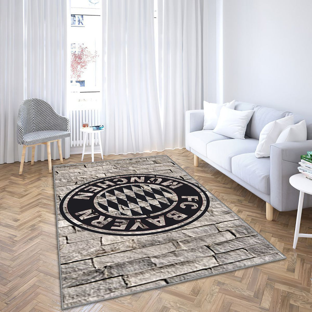 Fc Bayern Muenchen Tapis Sol - Tapis De Salon, Football Allemagne Muenchen Tapis Art, Tapis pour la décoration de la maison
