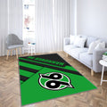 Hanovre 96 Fc Club de football allemand Tapis Sol - Tapis De Salon, Hanovre Allemagne Tapis Art, Tapis pour la décoration de la maison