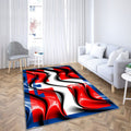 Régions du drapeau du Piémont d'Italie Tapis Sol - Tapis De Salon, Piémont Régions italiennes du Piémont Tapis Art, Tapis pour la décoration de la maison