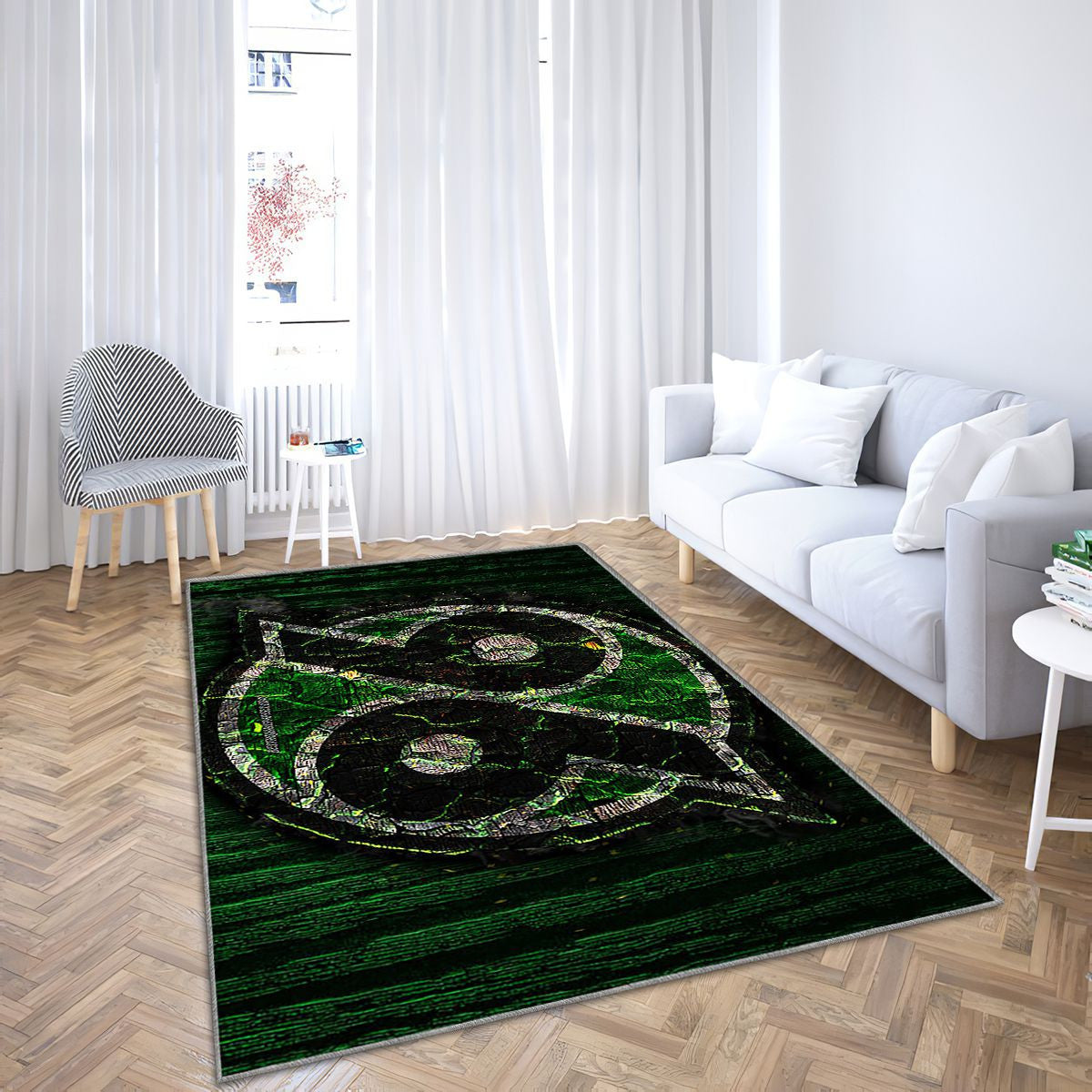 Hanovre 96 Fc Tapis Sol - Tapis De Salon, Bundesliga Club de Football allemand Tapis Art, Tapis pour la décoration de la maison