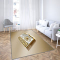 Olympique Lyon Tapis Sol - Tapis De Salon, Golden Silverlyon France Tapis Art, Tapis pour la décoration de la maison