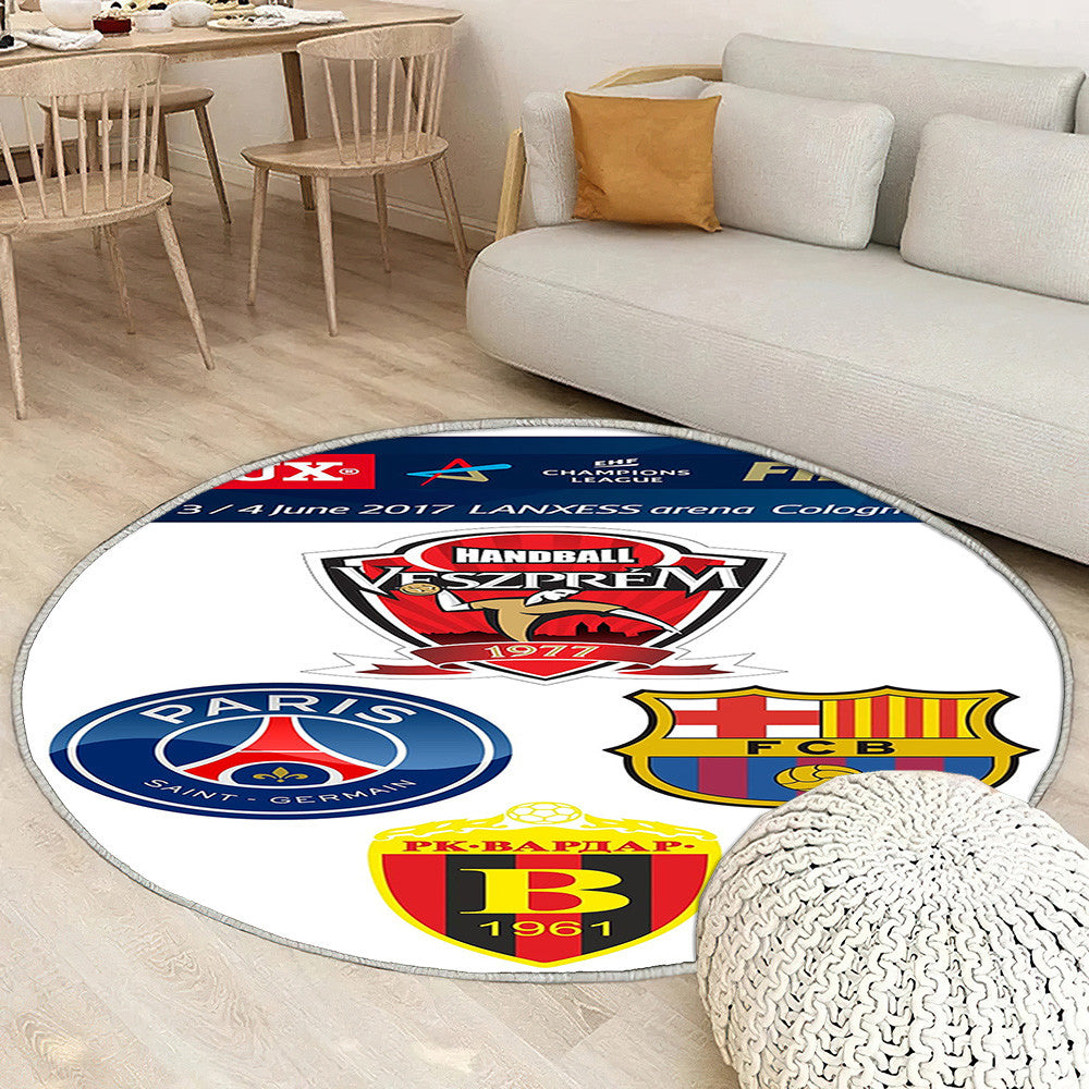 Handball Cl F4 2017 Tapis Sol - Tapis De Salon, Ea Football France Tapis Art, Tapis pour la décoration de la maison
