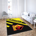 Watford Fc Tapis Sol - Tapis De Salon, Yellow Black Ion Football Watford Tapis Art, Tapis pour la décoration de la maison