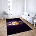 Osnabrueck Fc Tapis Sol - Tapis De Salon, Bundesliga 2 Violet Metal Football Tapis Art, Tapis pour la décoration de la maison