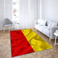Drapeau de Paderborn Tapis Sol - Tapis De Salon, ville allemande Paderborn Allemagne Tapis Art, Tapis pour la décoration de la maison