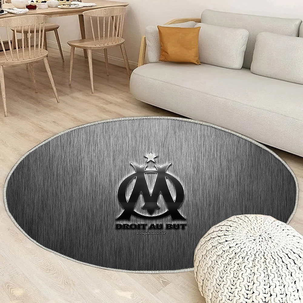 Olympique De Marseille Tapis Sol - Tapis De Salon, Sport France Marseille Tapis Art, Tapis pour la décoration de la maison