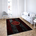 Reims Fc Tapis Sol - Tapis De Salon, Ligue 1 Rouge Et Blancfootball français Tapis Art, Tapis pour la décoration de la maison
