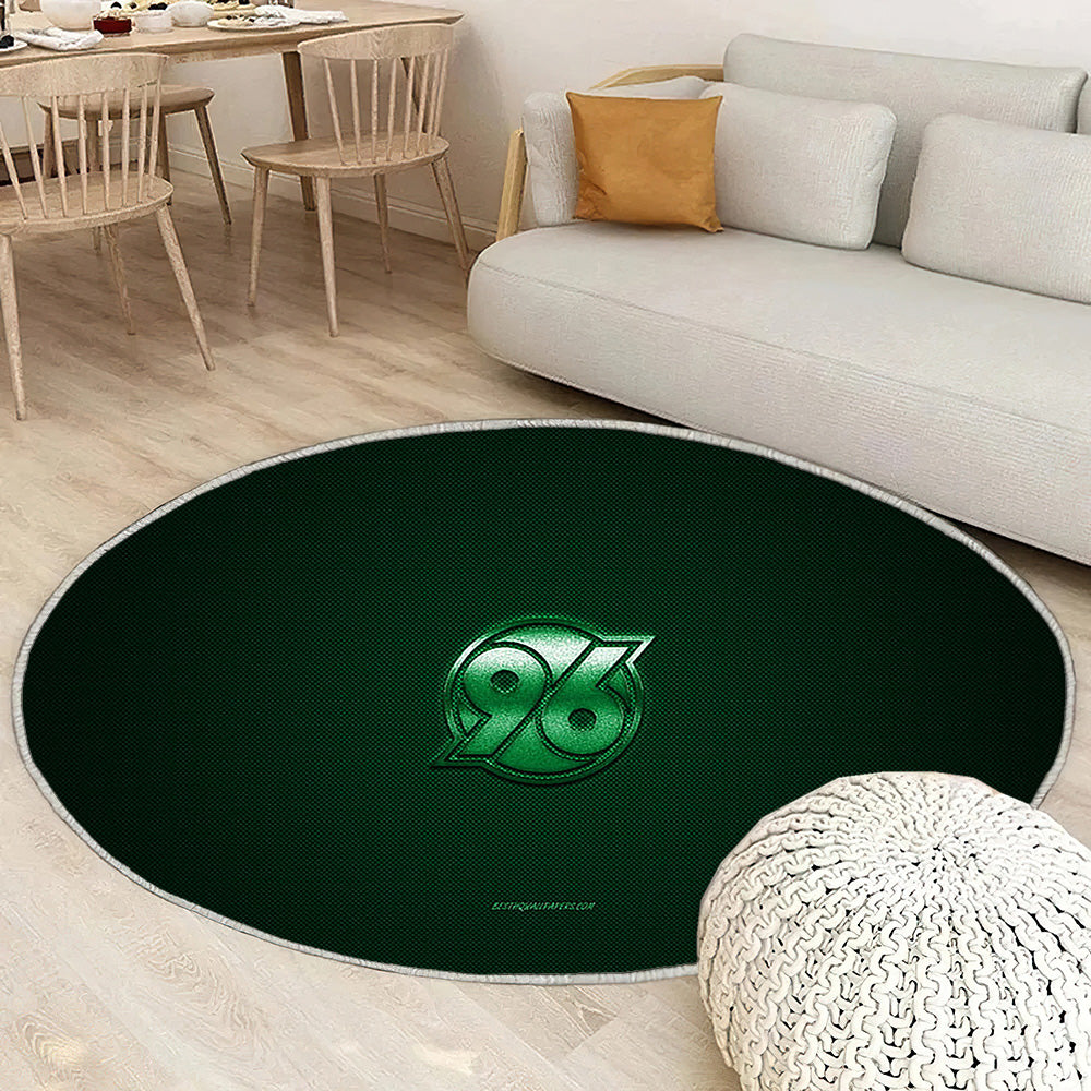 Hanovre 96 Tapis Sol - Tapis De Salon, Bundesliga 2 Greengreen Carbon Fiber Tapis Art, Tapis pour la décoration de la maison