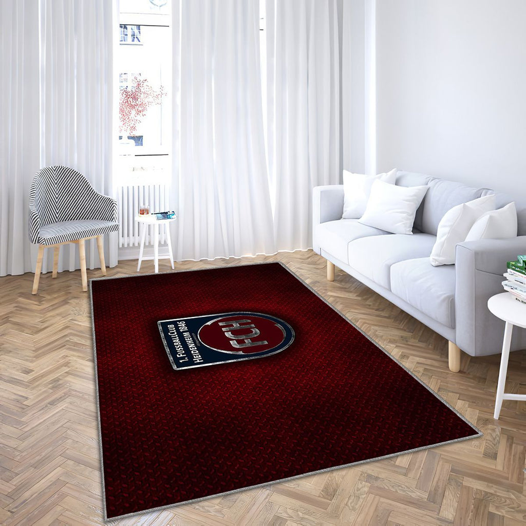 Heidenheim Fc Tapis Sol - Tapis De Salon, Bundesliga 2 Club De Football Allemand Tapis Art, Tapis pour la décoration de la maison