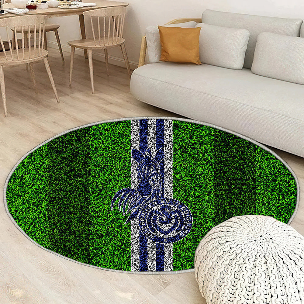 Msv Duisburg Clubs de football allemands Bleu Blanc Tapis Sol - Tapis De Salon, Duisburg Allemagne Tapis Art, Tapis pour la décoration de la maison