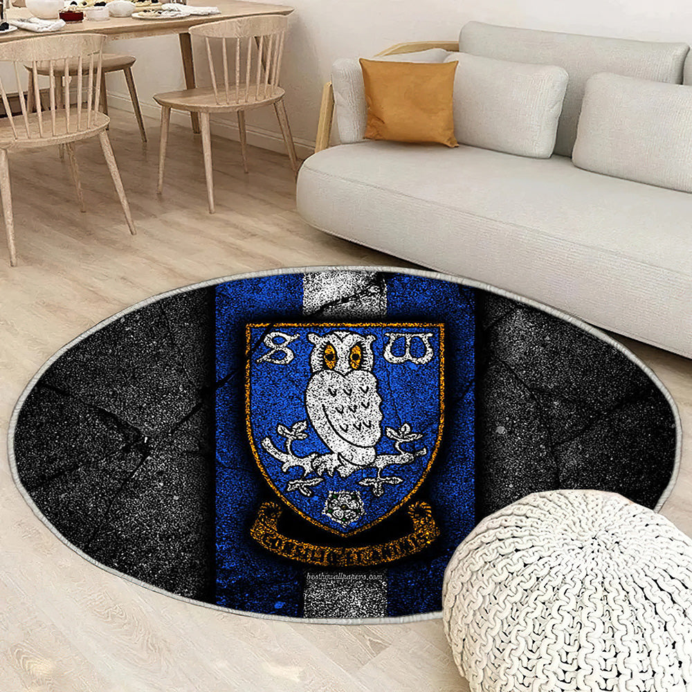 Sheffield Wednesday Fc Tapis Sol - Tapis De Salon, Club de football de championnat Efl Tapis Art, Tapis pour la décoration de la maison