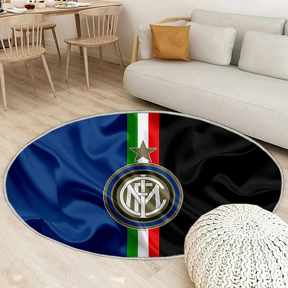 Inter Milan Tapis Sol - Tapis De Salon, Serie A Italie de l'Internazionale Tapis Art, Tapis pour la décoration de la maison