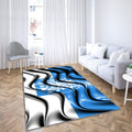 Offenbach Am Main Drapeau Villes D'Allemagne Tapis Sol - Tapis De Salon, Offenbach Am Main Offenbach Am Main Villes Allemandes Tapis Art, Tapis pour la décoration de la maison