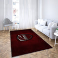 Valenciennes FC Tapis Sol - Tapis De Salon, France Ligue 2 Tapis Art, Tapis pour la décoration de la maison