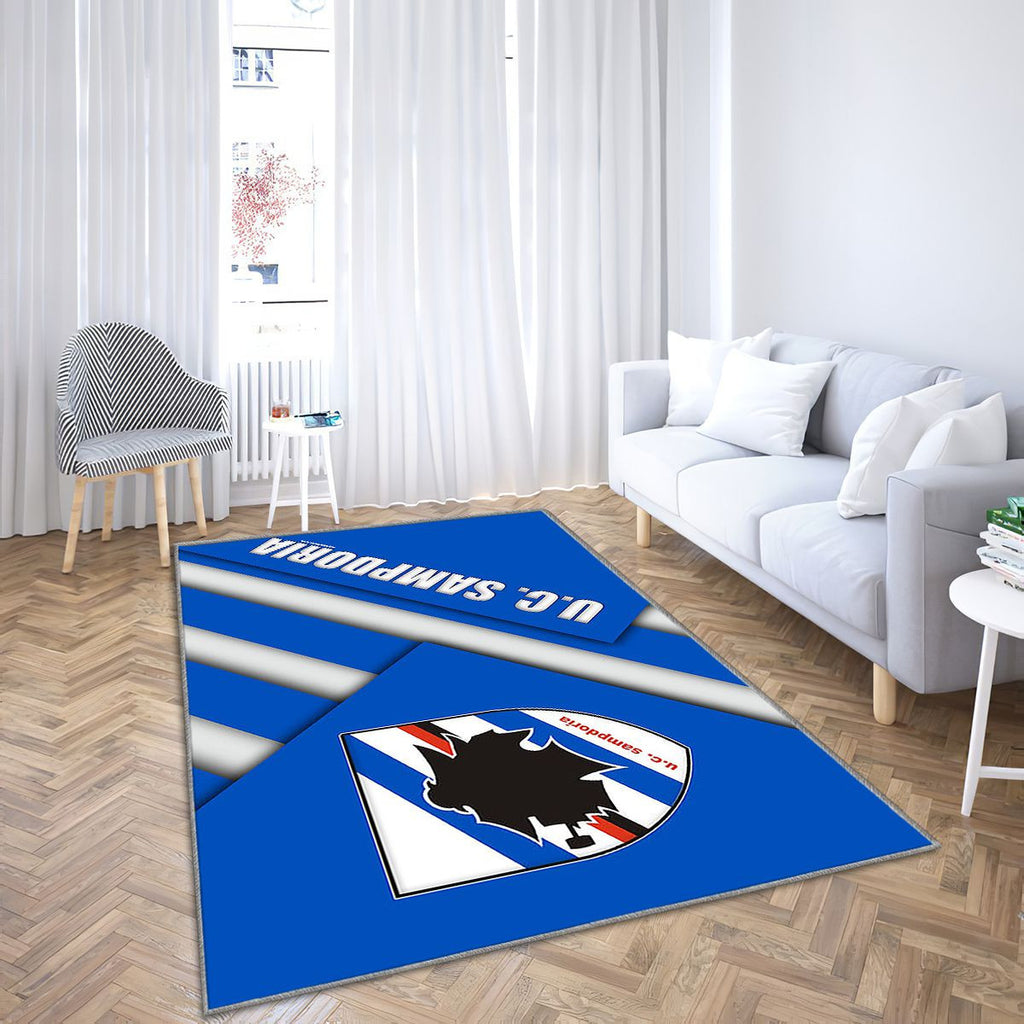 Sampdoria Fc Tapis Sol - Tapis De Salon, Football Serie A Gênes Tapis Art, Tapis pour la décoration de la maison