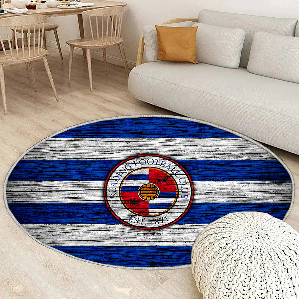 Championnat de Reading Fc Efl Tapis Sol - Tapis De Salon, Club de Football Angleterre Readingfc Reading Tapis Art, Tapis pour la décoration de la maison