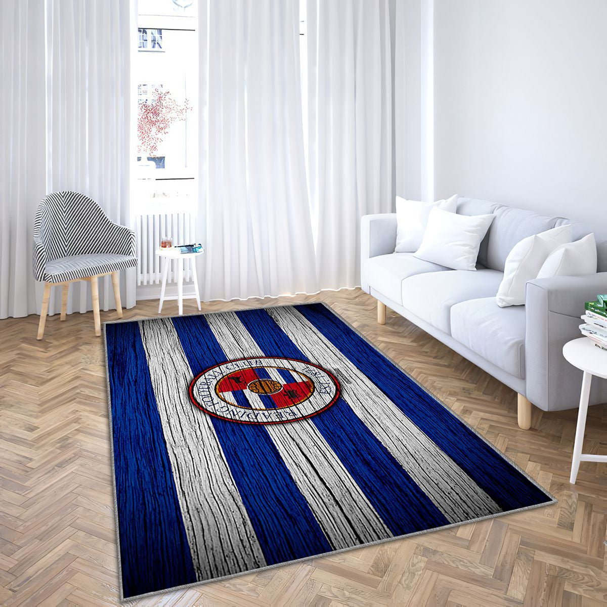 Championnat de Reading Fc Efl Tapis Sol - Tapis De Salon, Club de Football Angleterre Readingfc Reading Tapis Art, Tapis pour la décoration de la maison