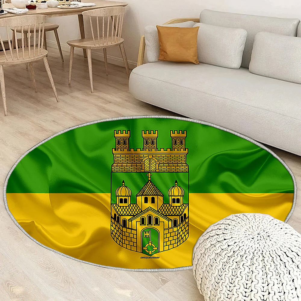 Drapeau de la ville allemande de Recklinghausen Recklinghausen Tapis Sol - Tapis De Salon, symboles de l'Allemagne Tapis Art, Tapis pour la décoration de la maison
