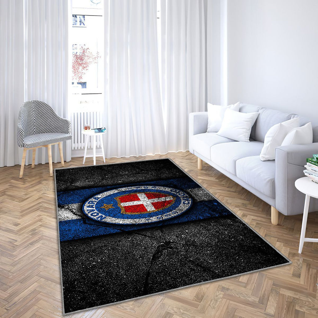 Novara Fc Tapis Sol - Tapis De Salon, Serie B Football Tapis Art, Tapis pour la décoration de la maison