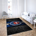 Novara Fc Tapis Sol - Tapis De Salon, Serie B Football Tapis Art, Tapis pour la décoration de la maison