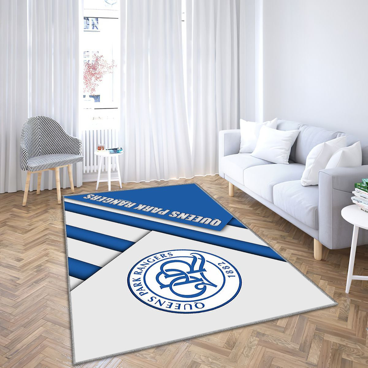 Queens Park Rangers FC Tapis Sol - Tapis De Salon, Qprenglish Football Club Tapis Art, Tapis pour la décoration de la maison