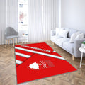 Nottingham Forest FcEnglish Football Club Nottingham Tapis Sol - Tapis De Salon, Royaume-Uni Tapis Art, Tapis pour la décoration de la maison