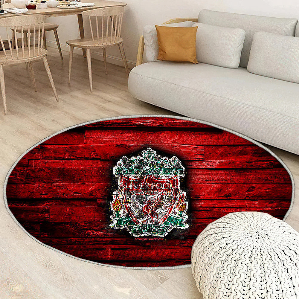Liverpool Fc Tapis Sol - Tapis De Salon, club de football anglais de première division Tapis Art, Tapis pour la décoration de la maison