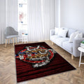 Us Cremonese Tapis Sol - Tapis De Salon, Club de football italien de Serie B Tapis Art, Tapis pour la décoration de la maison