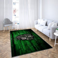 Sassuolo Fc Tapis Sol - Tapis De Salon, Serie A Club De Football Italien En Bois Vert Tapis Art, Tapis pour la décoration de la maison