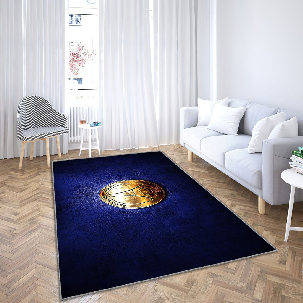 Paris Saint-Germain Fc Tapis Sol - Tapis De Salon, Ligue 1 Bleu Football Tapis Art, Tapis pour la décoration de la maison