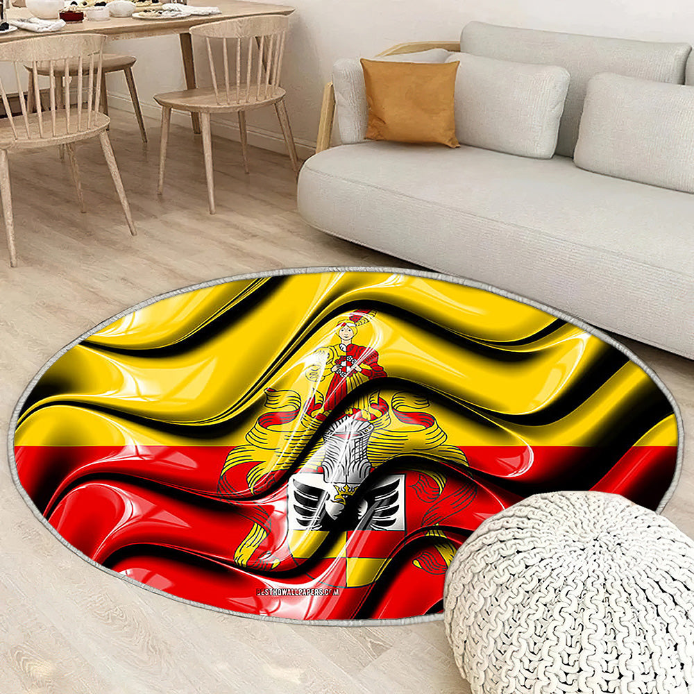 Hildesheim Drapeau Villes D'Allemagne Tapis Sol - Tapis De Salon, Hildesheim Hildesheim Villes Allemandes Tapis Art, Tapis pour la décoration de la maison
