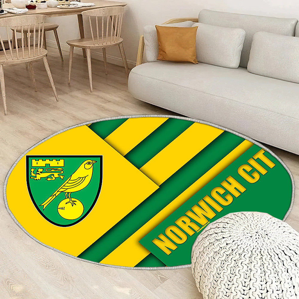 Norwich City FcEnglish Football Club Norwich Tapis Sol - Tapis De Salon, Royaume-Uni Tapis Art, Tapis pour la décoration de la maison