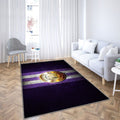 Toulouse Fc Tapis Sol - Tapis De Salon, Ligue 1 Violet Metal Football Tapis Art, Tapis pour la décoration de la maison