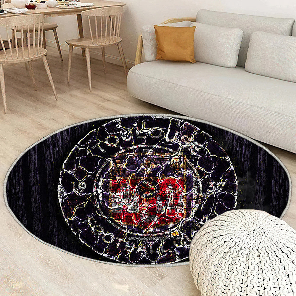 Toulouse Tapis Sol - Tapis De Salon, Tfc Ligue 1 Violet Bois Tapis Art, Tapis pour la décoration de la maison