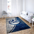 Schalke 04 Fc Tapis Sol - Tapis De Salon, Grunge Bundesliga Club De Football Allemand Tapis Art, Tapis pour la décoration de la maison