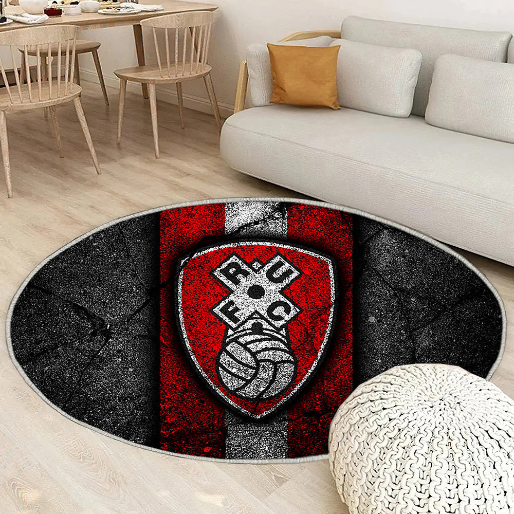 Rotherham Fc Tapis Sol - Tapis De Salon, Club de football de championnat Efl Tapis Art, Tapis pour la décoration de la maison