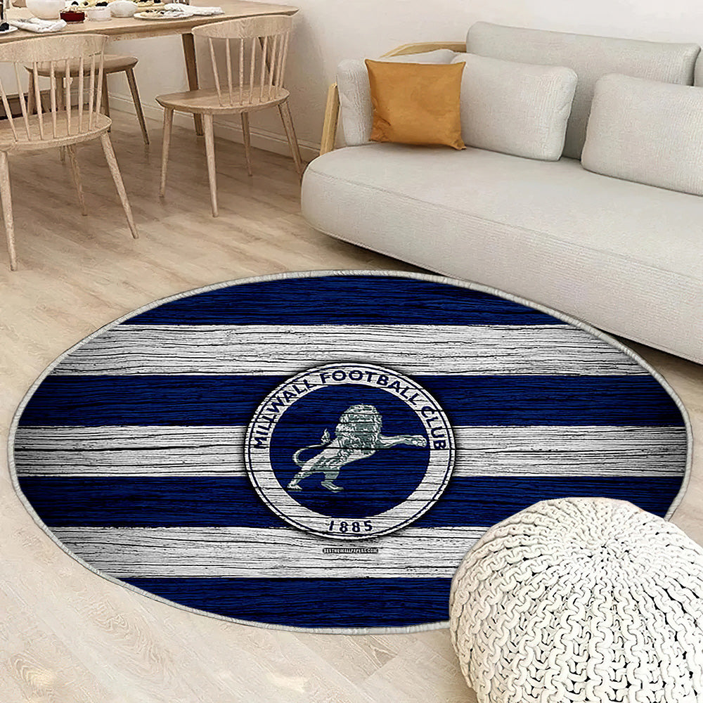 Championnat Millwall Fc Efl Tapis Sol - Tapis De Salon, Club de Football Angleterre Millwallfc Millwall Tapis Art, Tapis pour la décoration de la maison