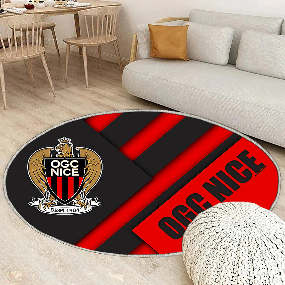 Ogc Nice Tapis Sol - Tapis De Salon, Football français Tapis Art, Tapis pour la décoration de la maison