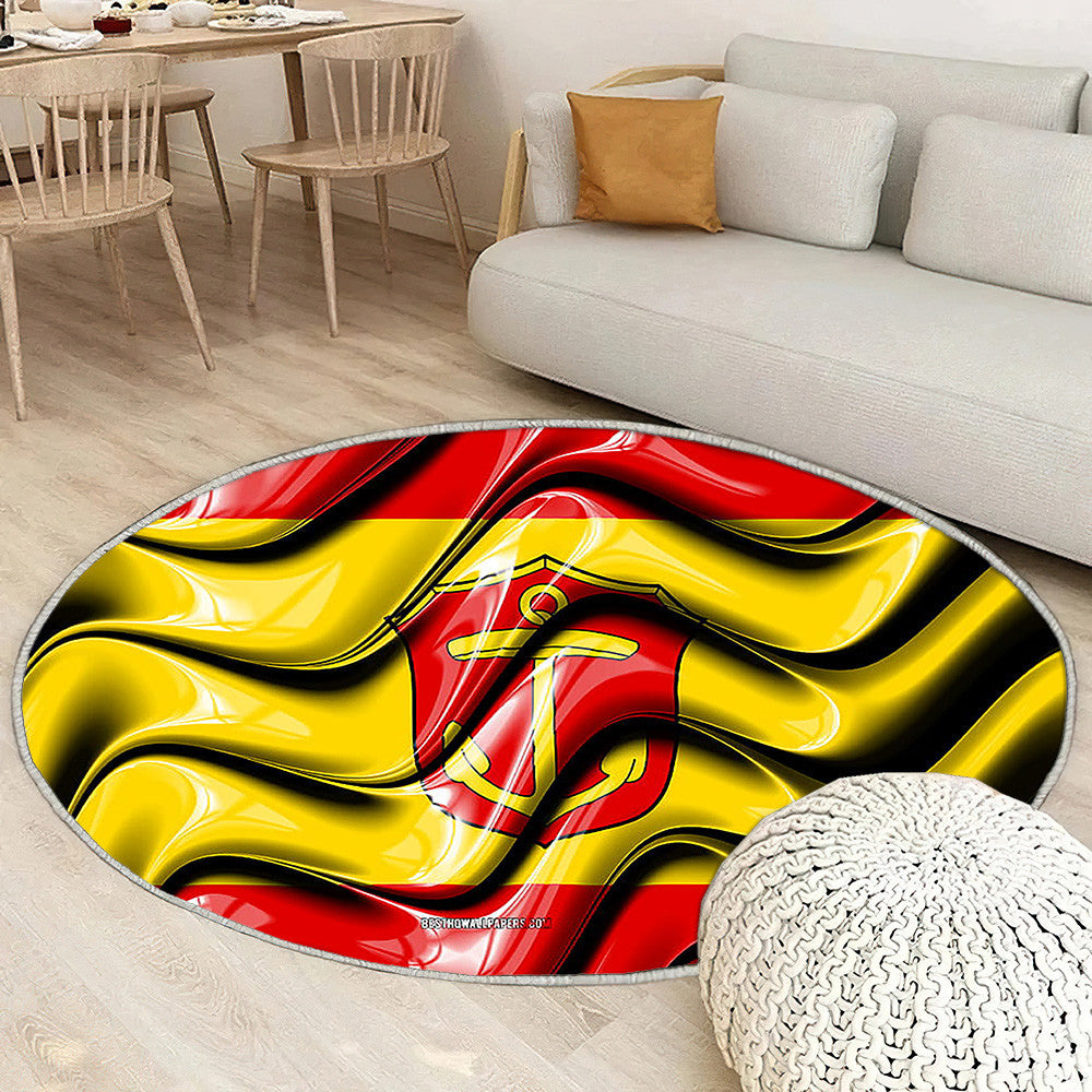 Ludwigshafen Drapeau Villes D'Allemagne Tapis Sol - Tapis De Salon, Ludwigshafen Ludwigshafen Villes Allemandes Tapis Art, Tapis pour la décoration de la maison