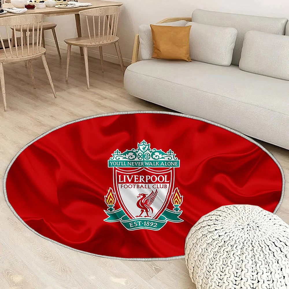 Liverpool Fc Tapis Sol - Tapis De Salon, Premier League Football Liverpool Tapis Art, Tapis pour la décoration de la maison