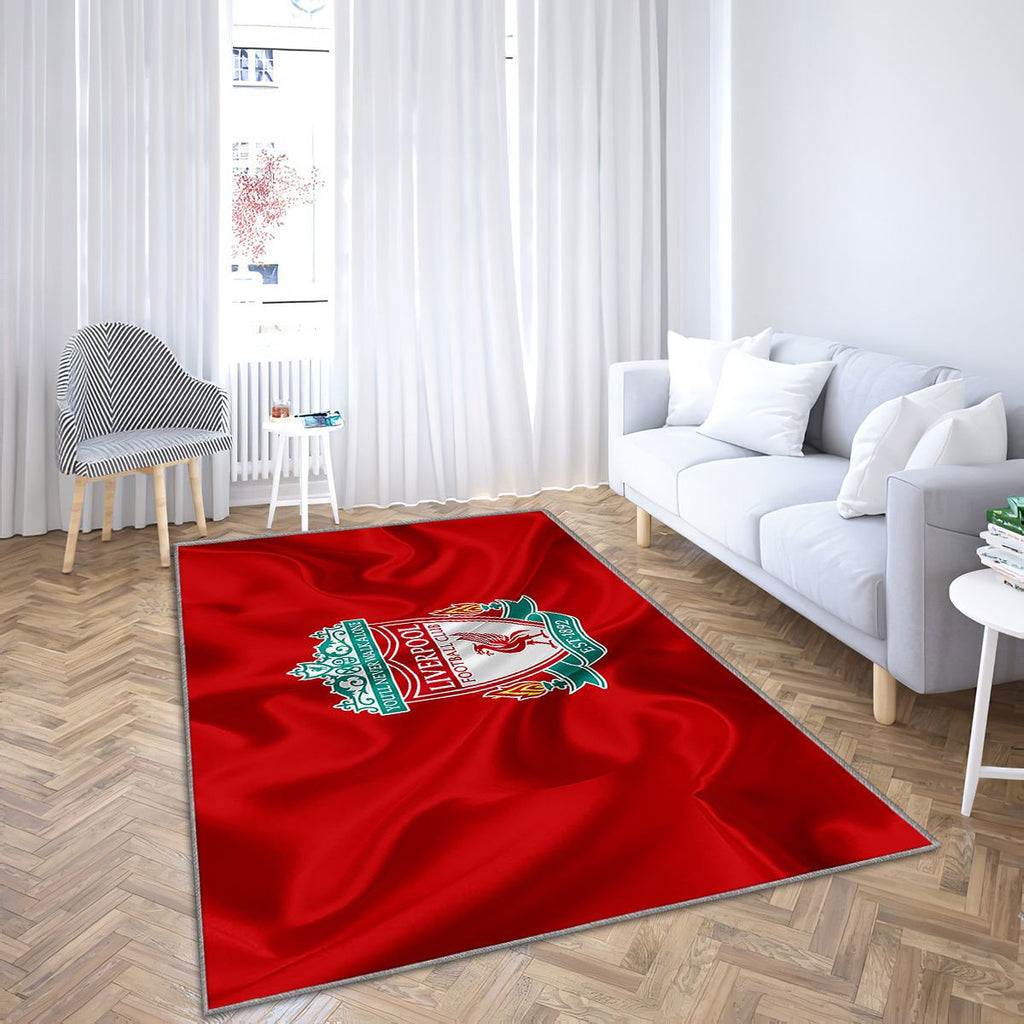 Liverpool Fc Tapis Sol - Tapis De Salon, Premier League Football Liverpool Tapis Art, Tapis pour la décoration de la maison