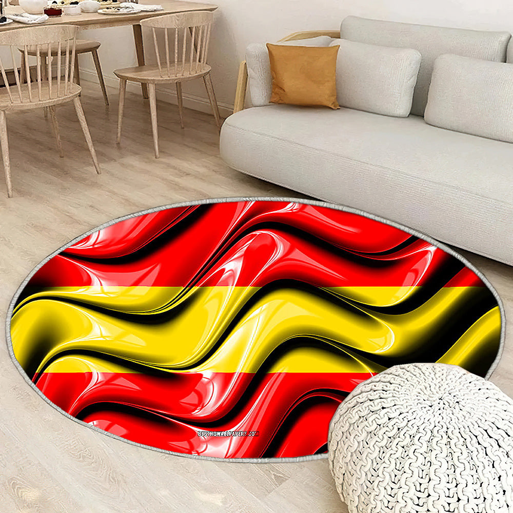 Karlsruhe Drapeau Villes D'Allemagne Tapis Sol - Tapis De Salon, Karlsruhe Karlsruhe Villes Allemandes Tapis Art, Tapis pour la décoration de la maison