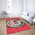 Logo de l'Olympique de Nîmes Tapis Sol - Tapis De Salon, Football Français Tapis Art, Tapis pour la décoration de la maison