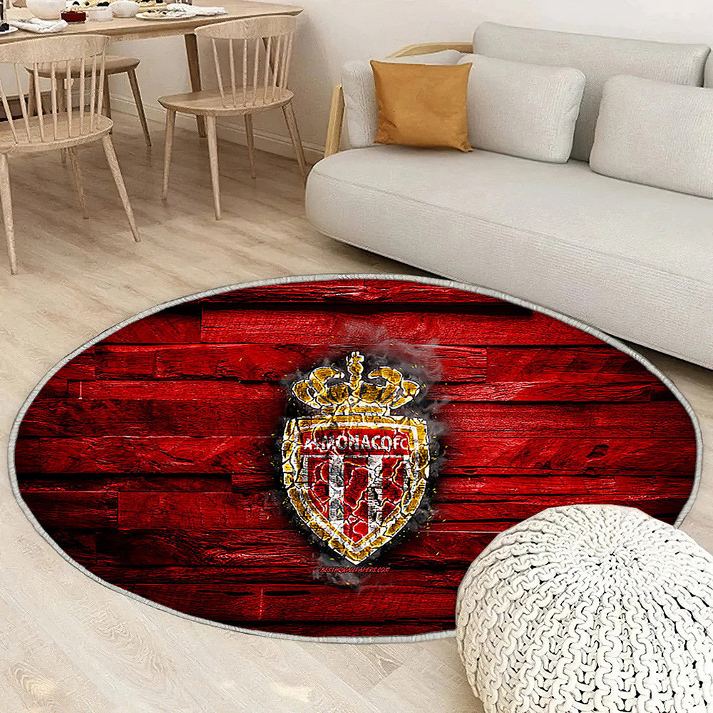 Monaco Fc Tapis Sol - Tapis De Salon, Ligue 1 Française De Football Tapis Art, Tapis pour la décoration de la maison