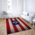 Hamburger Bundesliga Tapis Sol - Tapis De Salon, Hsv Allemagne Tapis Art, Tapis pour la décoration de la maison