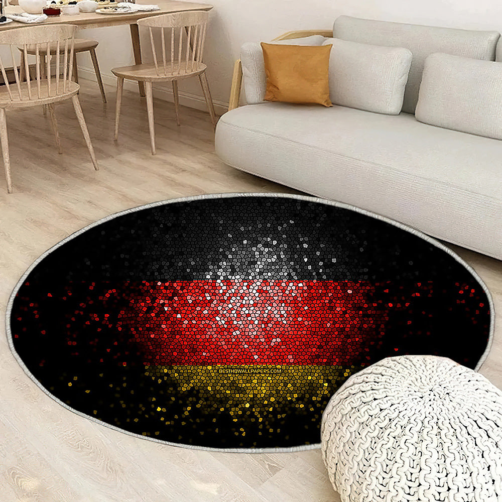 Drapeau allemand Tapis Sol - Tapis De Salon, pays européens Tapis Art, Tapis pour la décoration de la maison