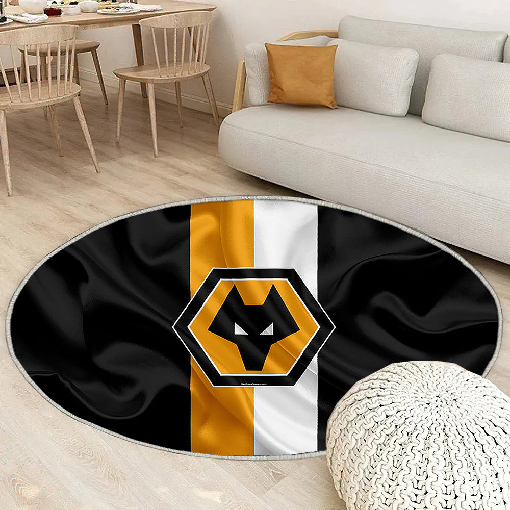 Wolverhampton Wanderers Fc Angleterre Wolverhampton Tapis Sol - Tapis De Salon, Championnat de la Ligue des clubs de football anglais Tapis Art, Tapis pour la décoration de la maison