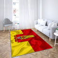 Drapeau de la ville allemande de Trier Tapis Sol - Tapis De Salon, symboles de l'Allemagne Tapis Art, Tapis pour la décoration de la maison