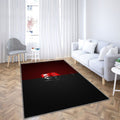Stade Rennais Fc Tapis Sol - Tapis De Salon, Ligue 1 Rouge Noirrouge Noir Fibre De Carbone Tapis Art, Tapis pour la décoration de la maison